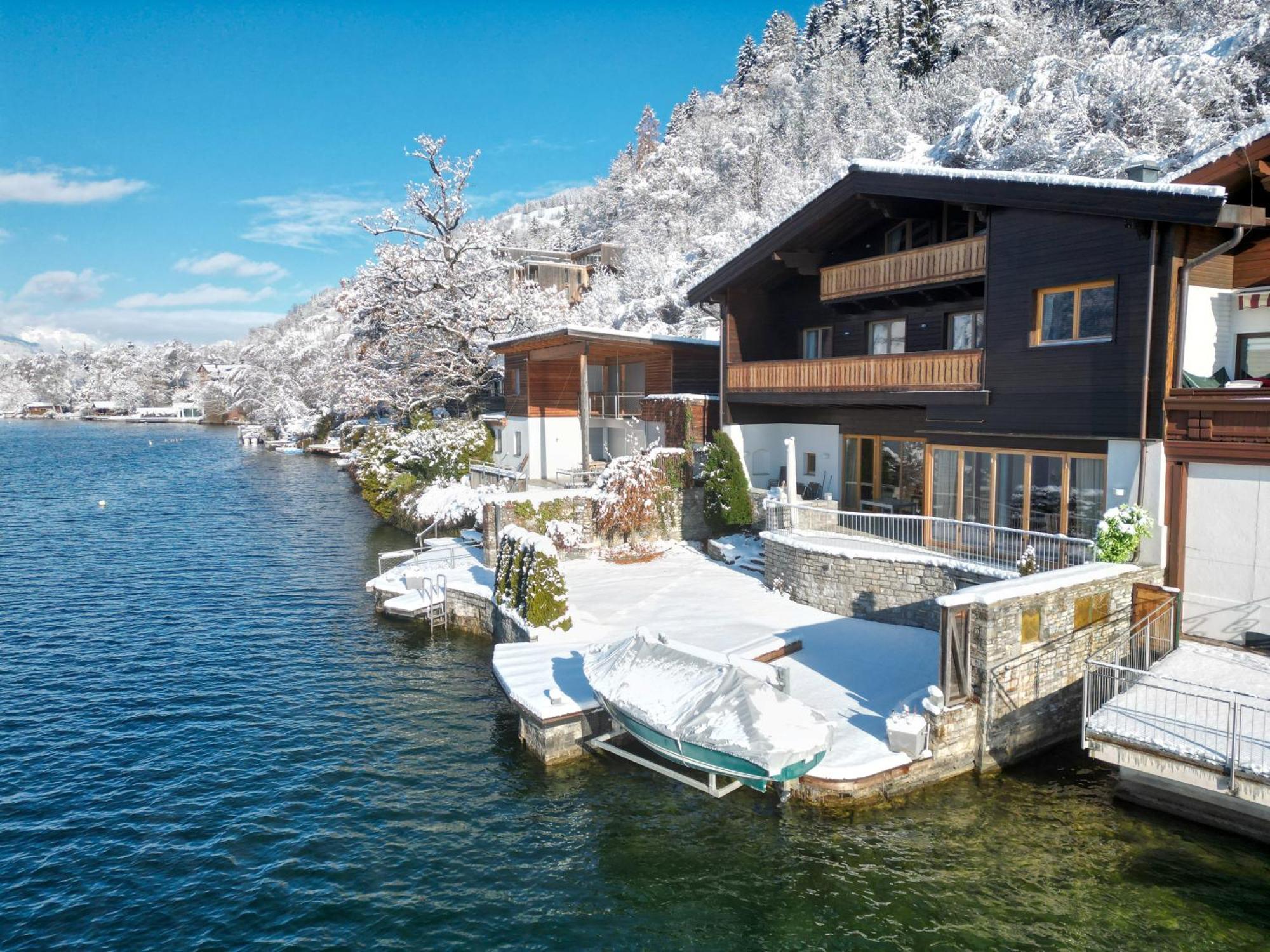 Finest Lakeside Villa Zell Am See By All In One Apartments Erlberg Esterno foto